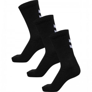 Hummel 3-packs Chevrons Muške Čarape Crne | 155325-608