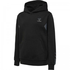 Hummel Active Co Dječje Majica s Kapuljačom Crne | 782966-750