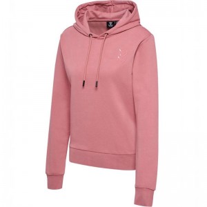 Hummel Active Co Ženske Majica s Kapuljačom Roze | 682126-707