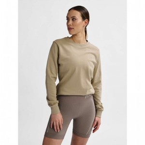Hummel Active Ženske Dukserice Bež | 388020-107