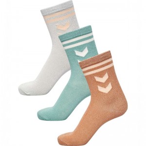 Hummel Alfie 3-pack Dječje Čarape Koraljne | 601191-374