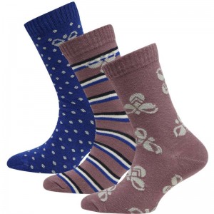 Hummel Alfie 3-pack Dječje Čarape Roze | 263746-997