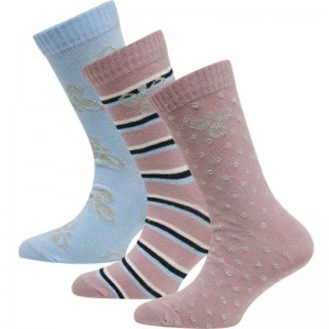 Hummel Alfie 3-pack Dječje Čarape Roze | 524235-592