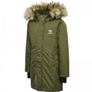 Hummel Alma Tex Dječje Kaputi Maslinasto Zelene | 372068-356