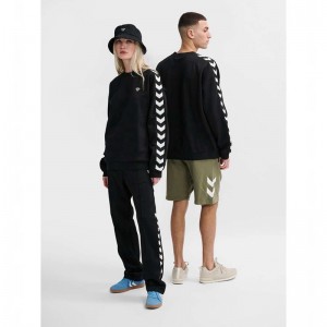 Hummel Archive Loose Fit Muške Dukserice Crne | 040177-869