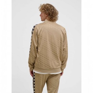 Hummel Archive Regular Poly Aop Muške Jakne Zlatne | 272487-083