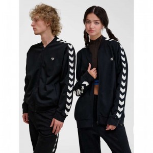 Hummel Archive Regular Poly Zip Ženske Jakne Crne | 629042-439