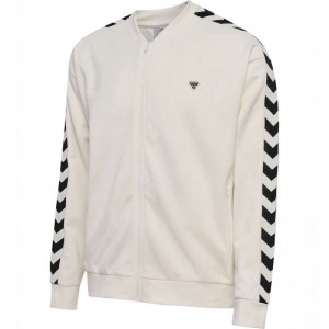Hummel Archive Regular Poly Zip Ženske Sportski Grudnjak Bijele | 209646-052