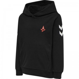 Hummel Astralis Cuatro Dječje Majice Crne | 750123-561