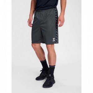 Hummel Authentic Pl Muške Kratke Hlače Crne | 854084-149
