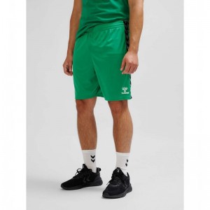 Hummel Authentic Pl Muške Kratke Hlače Zelene | 899794-625