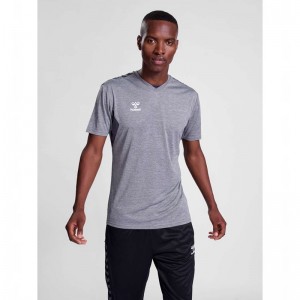 Hummel Authentic Pl S/S Muške Dres Sive | 443710-391