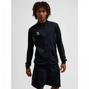 Hummel Authentic Pl Zip Muške Jakne Crne | 145554-402