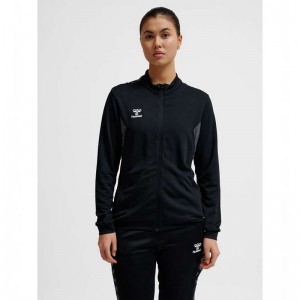 Hummel Authentic Pl Zip Ženske Jakne Crne | 684794-387