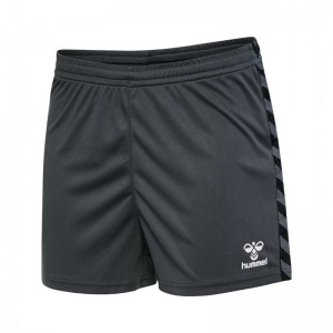 Hummel Authentic Pl Ženske Kratke Hlače Crne | 285293-671