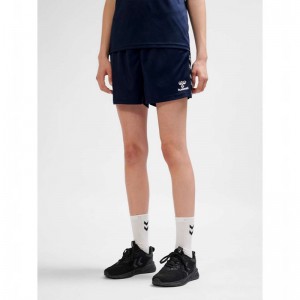 Hummel Authentic Pl Ženske Kratke Hlače Tamnoplave | 522948-647