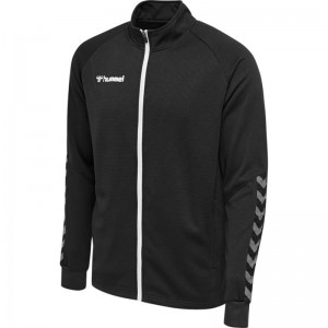Hummel Authentic Poly Zip Muške Jakne Crne | 883711-087