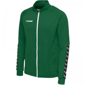 Hummel Authentic Poly Zip Muške Jakne Zelene | 821597-147