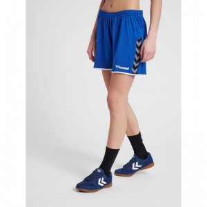Hummel Authentic Poly Ženske Kratke Hlače Plave | 378339-179