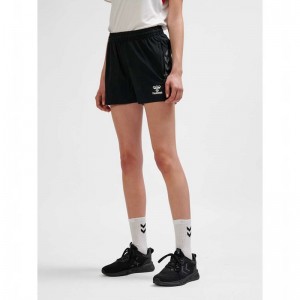 Hummel Authentic Woven Ženske Kratke Hlače Crne | 129872-982