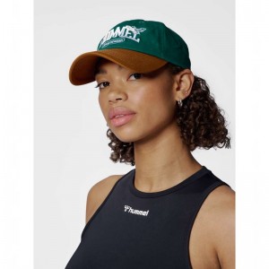 Hummel Baseball Bee Muške Kape Zelene | 796840-504