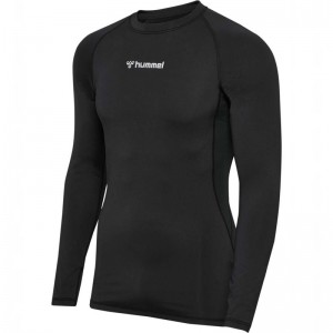 Hummel Bl Performance L/S Muške Temeljni Sloj Crne | 879420-500