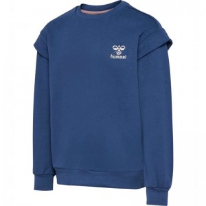 Hummel Bless Dječje Majica s Kapuljačom Plave | 547850-344
