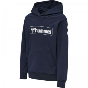 Hummel Box Dječje Majica s Kapuljačom Crne | 718489-861