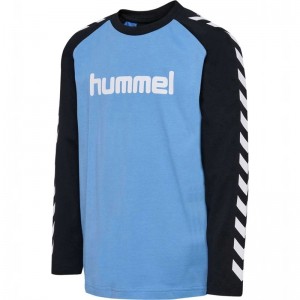 Hummel Boys L/S Dječje Majice Plave | 050195-273