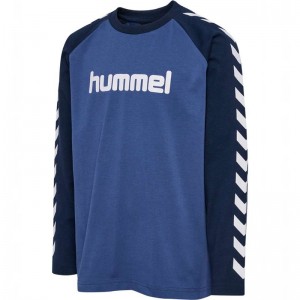 Hummel Boys L/S Dječje Majice Plave | 469931-845