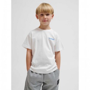 Hummel Casper S/S Dječje Majice Bijele | 585931-302
