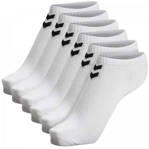 Hummel Chevron 6-pack Ankles Muške Čarape Bijele | 356313-959