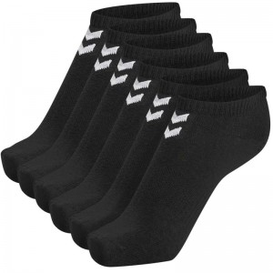Hummel Chevron 6-pack Ankles Muške Čarape Crne | 491659-089