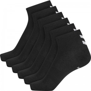 Hummel Chevron 6-pack Mid Cuts Muške Hlače Crne | 619561-301