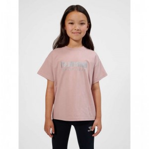 Hummel Chilli S/S Dječje Majice Roze | 535398-503