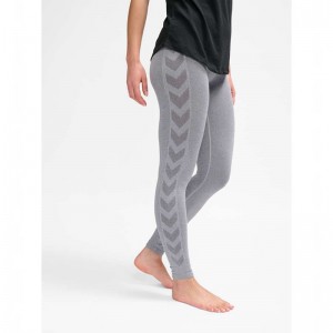 Hummel Ci Seamless Mw Scrunch Ženske Hulahopke Sive | 545233-192