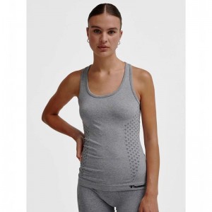 Hummel Ci Seamless Ženske Majica bez Rukava Sive | 518014-849