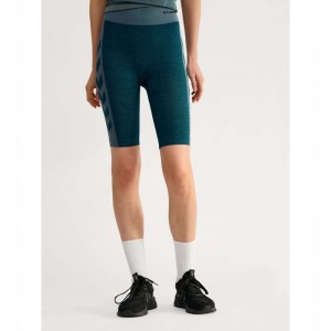Hummel Clea Seamless Cycling Ženske Kratke Hlače Plave | 862192-565