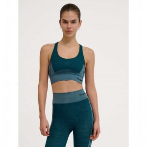 Hummel Clea Seamless Top Ženske Tenisice Plave | 940565-077