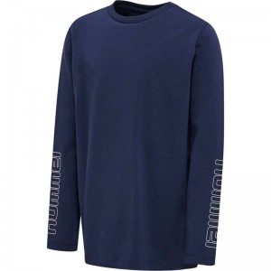 Hummel Cloud L/S Dječje Majice Crne | 973396-146