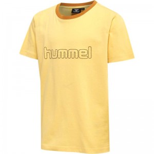 Hummel Cloud S/S Dječje Majice Žute | 265516-473