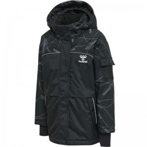 Hummel Conquer Xy Tex Dječje Jakne Crne | 631750-712