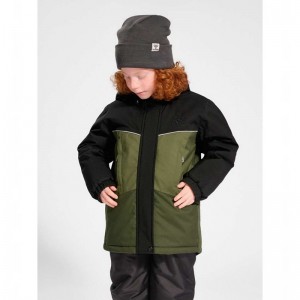 Hummel Conrad Tex Dječje Jakne Maslinasto Zelene | 711190-472
