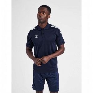 Hummel Core Xk Functional Muške Polo Majice Tamnoplave | 421841-421