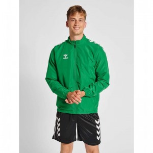 Hummel Core Xk Micro Zip Muške Jakne Zelene | 054090-899