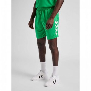 Hummel Core Xk Poly Muške Kratke Hlače Zelene | 677671-114