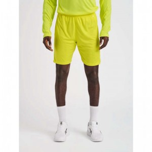 Hummel Core Xk Poly Muške Kratke Hlače Žute | 859549-143