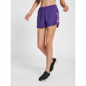 Hummel Core Xk Poly Ženske Kratke Hlače Ljubičaste | 349869-601