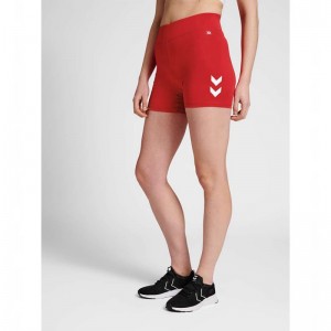 Hummel Core Xks Ženske Kratke Hlače Crvene | 977048-069
