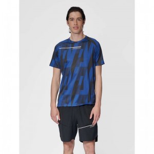 Hummel Court Aop Light Weight Muške Majice Plave | 567874-965